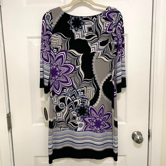 Intermission Womens Floral Print Dress Size 6 Party Office Classic NWT - Picture 6 of 8